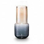 Solstice Two-Tone Crackle Glass Vase