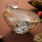 Stellaria Gold Leaf Glass Bowl