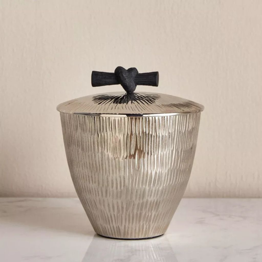 Gordian Textured Aluminum Jar Secondary image