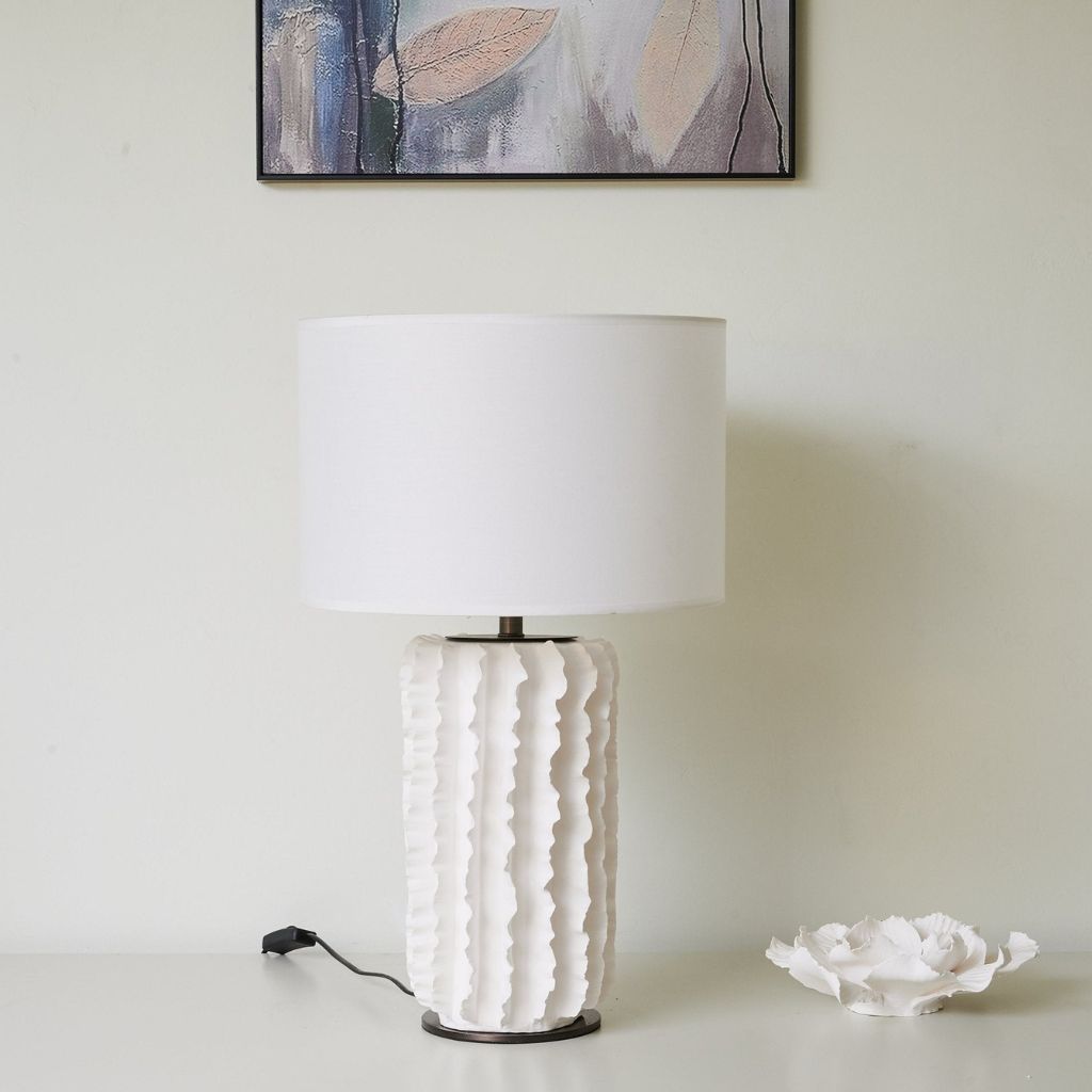 Cascata Sculptural Ceramic Table Lamp