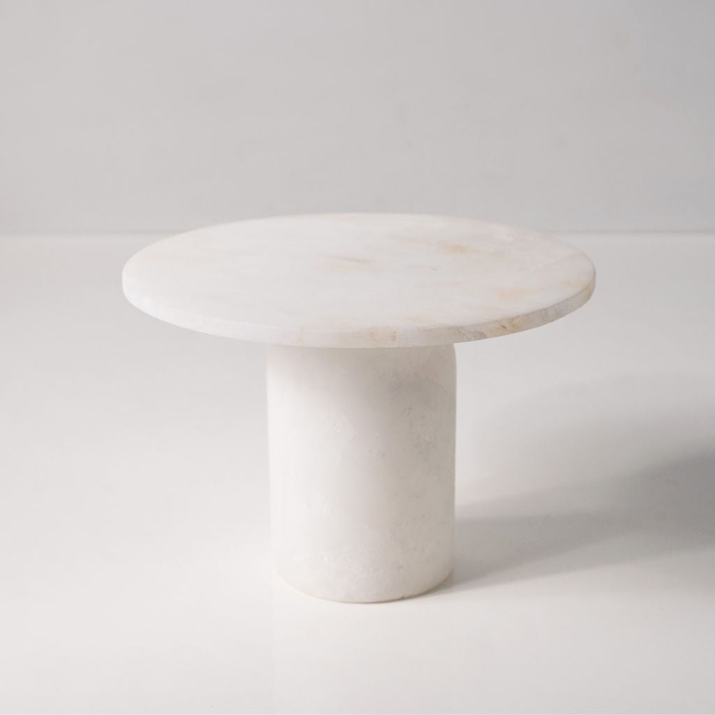 Volterra Marble Pedestal Tray