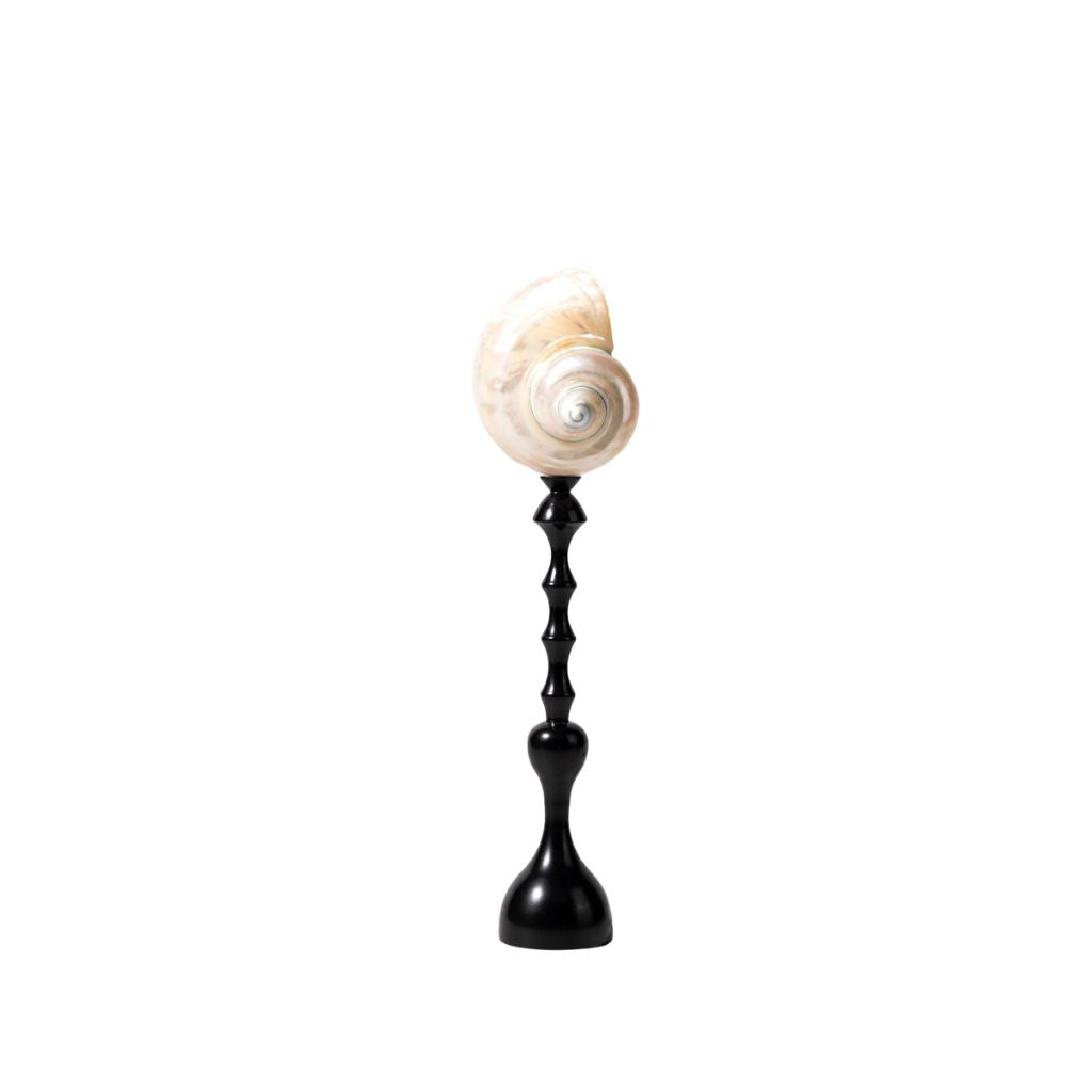 Triton Pedestal Conch Ornament