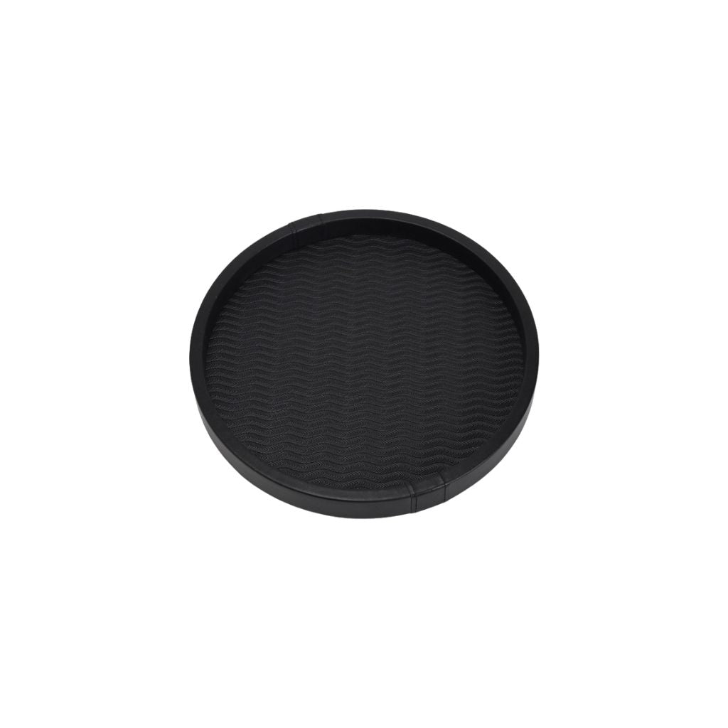 Sørensen Wavy Textured Leather Tray