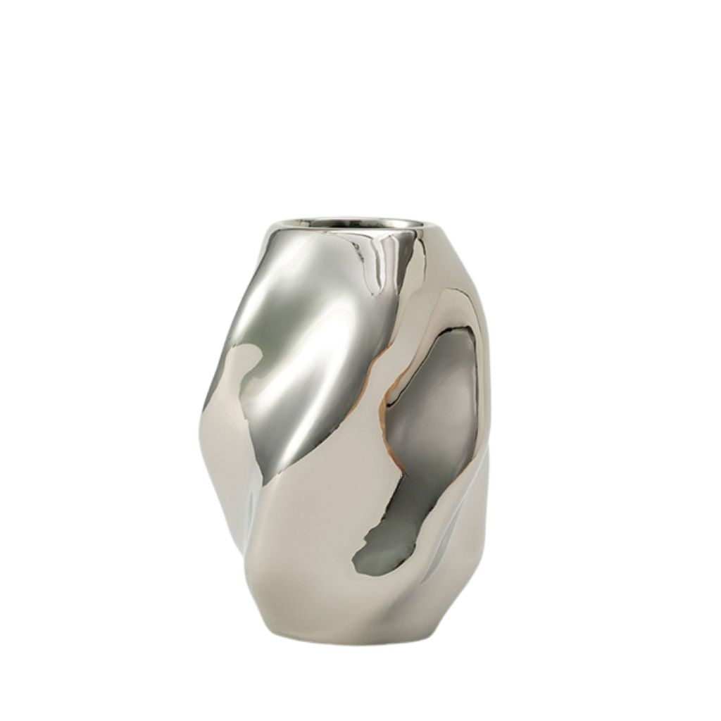 Sinuoso Twisted Sculptural Ceramic Vase الصورة الرئيسية