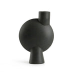 Mirage Oblate Glazed Ceramic Vase