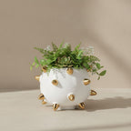 Echin Spike Sphere Ceramic Vase