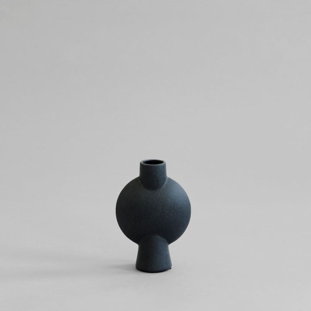 Mirage Oblate Glazed Ceramic Vase