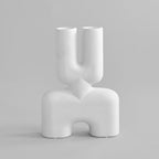Animus Bifurcated Hand-Glazed Ceramic Vase
