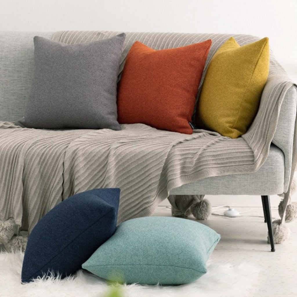 Senna Bouclé Throw Pillow