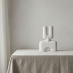 Animus Bifurcated Hand-Glazed Ceramic Vase