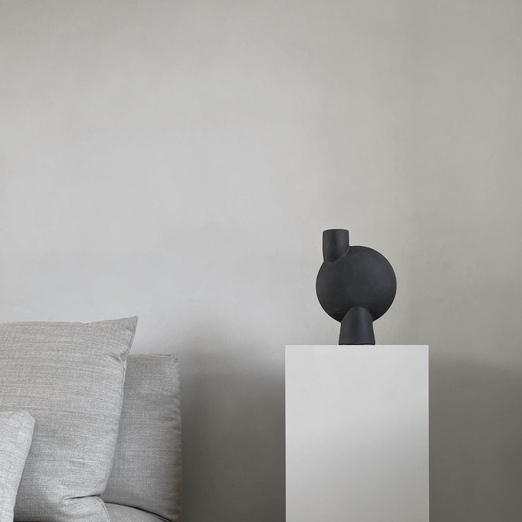 Mirage Oblate Glazed Ceramic Vase