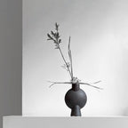 Mirage Oblate Glazed Ceramic Vase