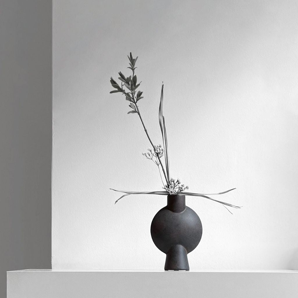 Mirage Oblate Glazed Ceramic Vase
