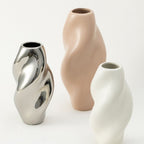 Sinuoso Twisted Sculptural Ceramic Vase