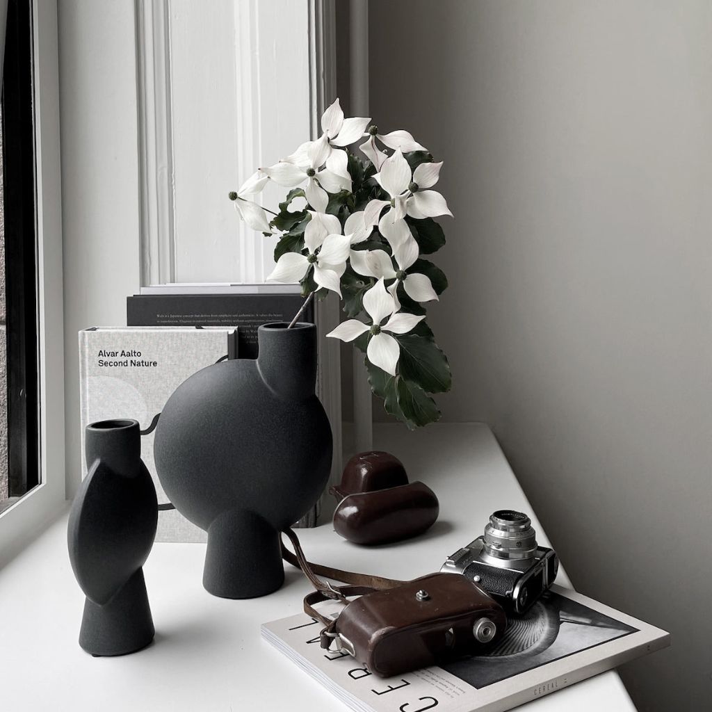 Mirage Oblate Glazed Ceramic Vase