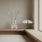Animus Bifurcated Hand-Glazed Ceramic Vase
