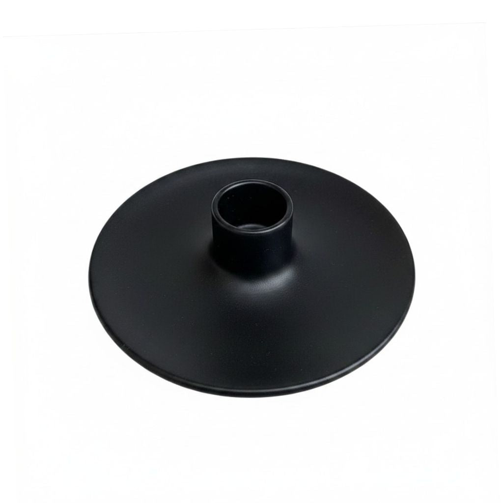 Rotella Plate Taper Ceramic Candle Holder