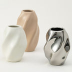 Sinuoso Twisted Sculptural Ceramic Vase