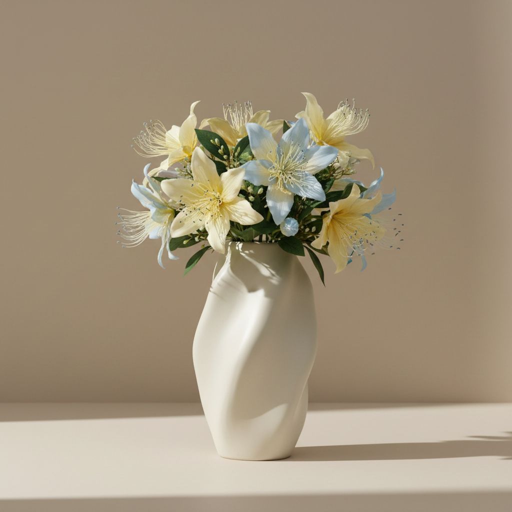 Sinuoso Twisted Sculptural Ceramic Vase