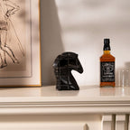Magnus Grid Horse Head Sculpture