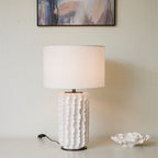 Cascata Sculptural Ceramic Table Lamp