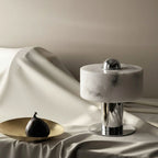 Keros Marble & Stainless Table Lamp