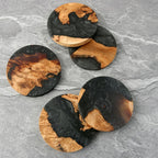 Mokume Fused Pine Coaster