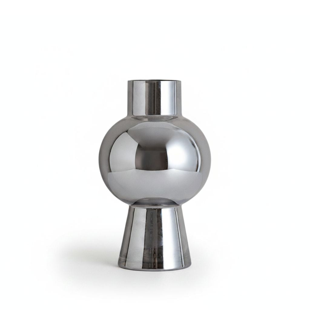 Elara Sphere Sculptural Glass Vase