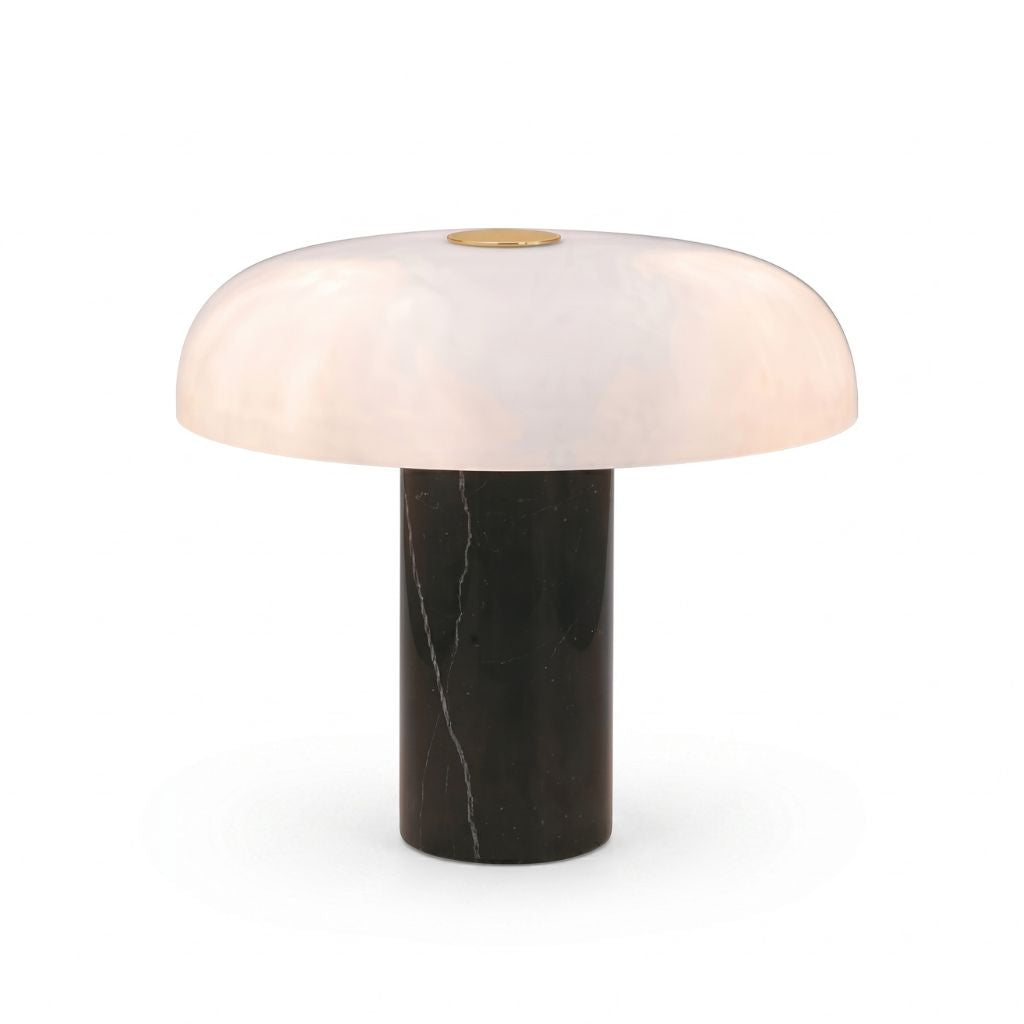Pythia Sculptural Glass & Marble Table Lamp