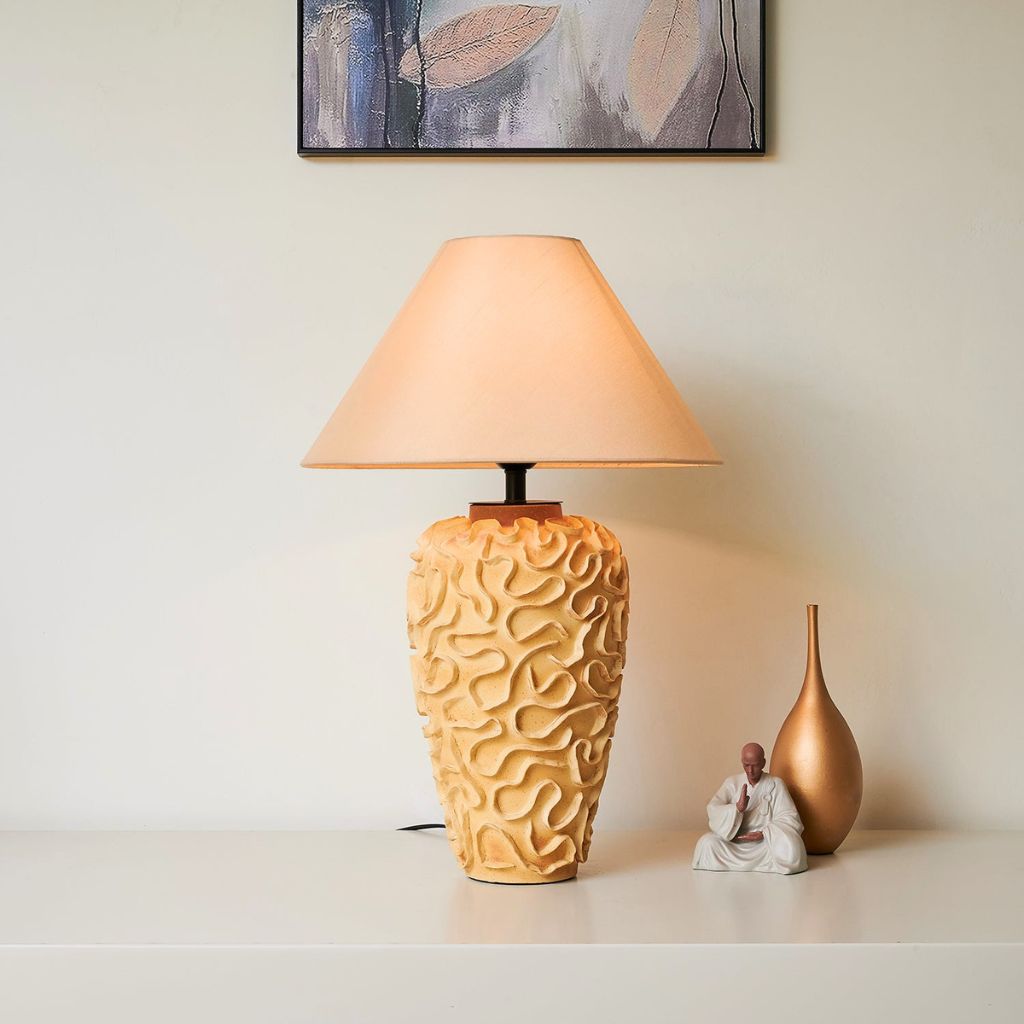 Rilievo Curvilinear Ceramic Table Lamp
