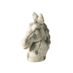 Bucephalus Weathered Horse Head Sculpture