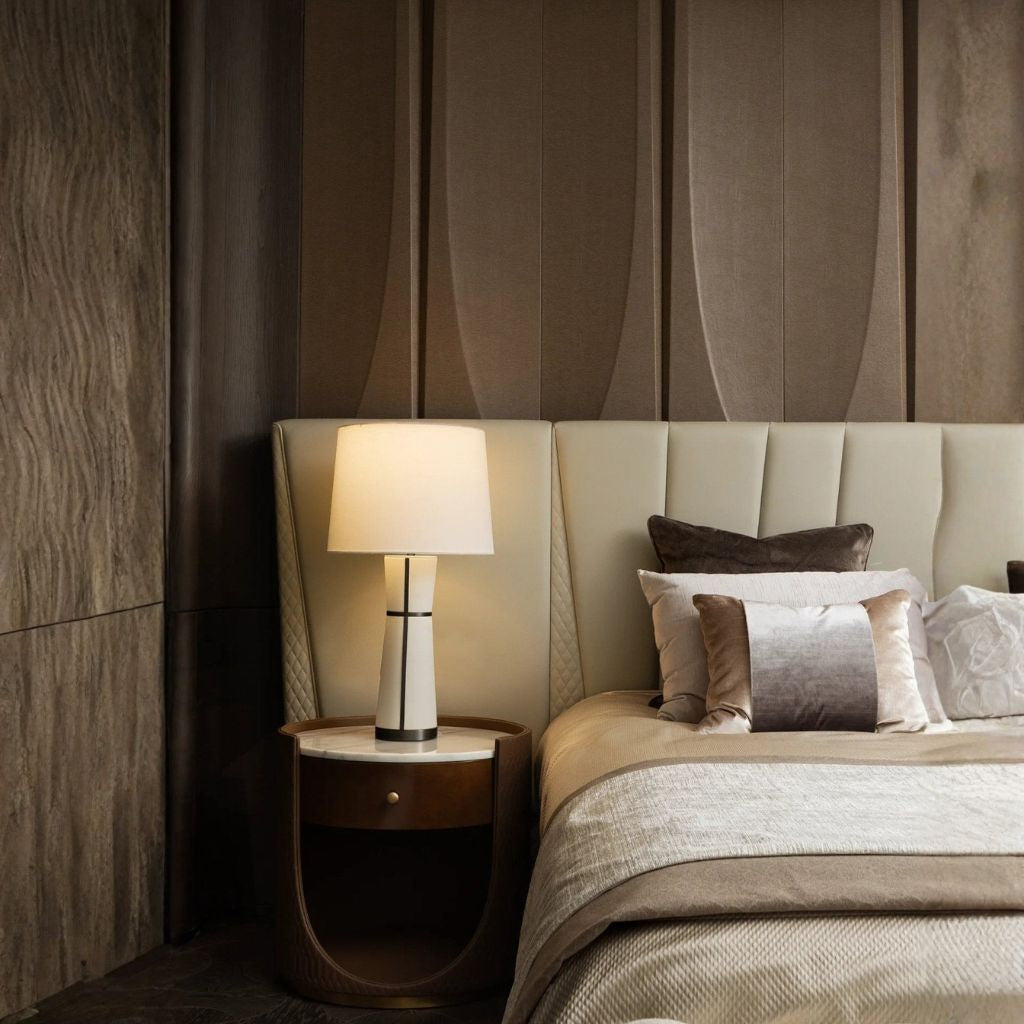 Zola Leather Table Lamp Secondary image