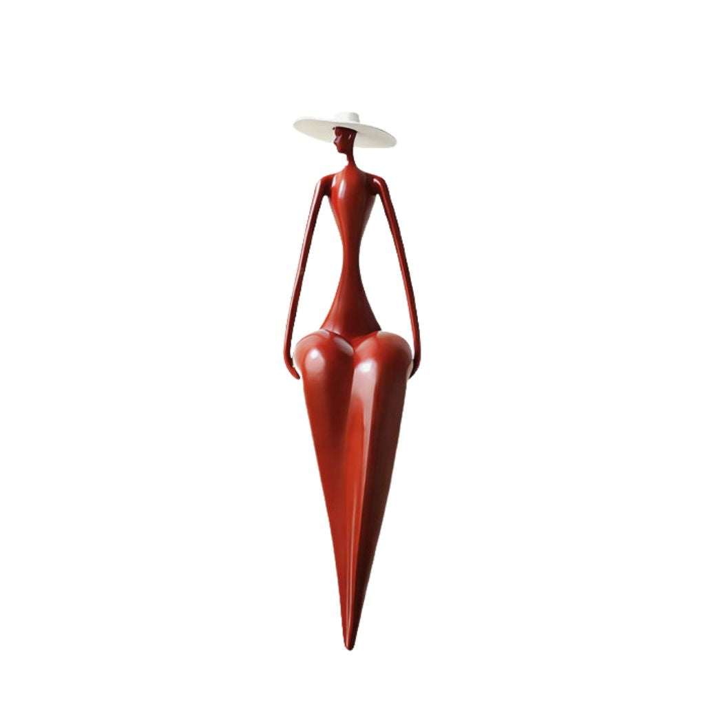 Hepburn Sitting Figure Sculpture