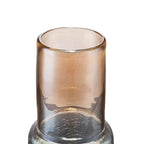 Solstice Two-Tone Crackle Glass Vase