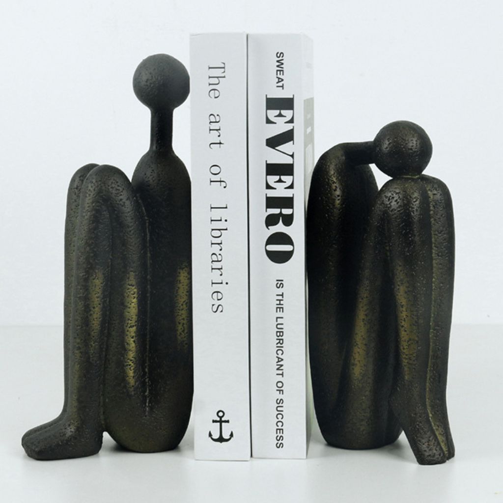 Camus Seated Figure Bookend