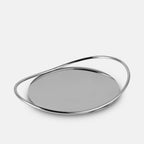 Ouroboros Sculptural Loop Stainless Tray