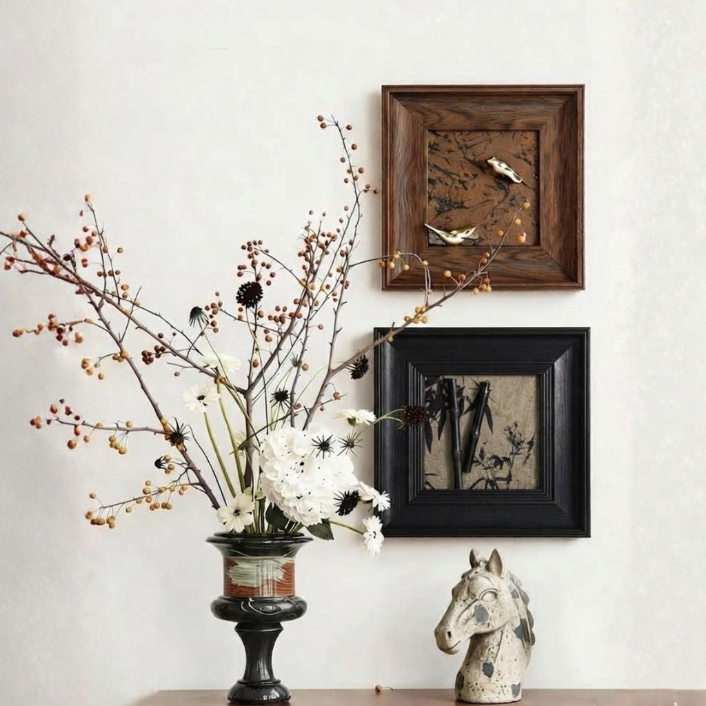 Jinque Bird Motif Framed Artwork
