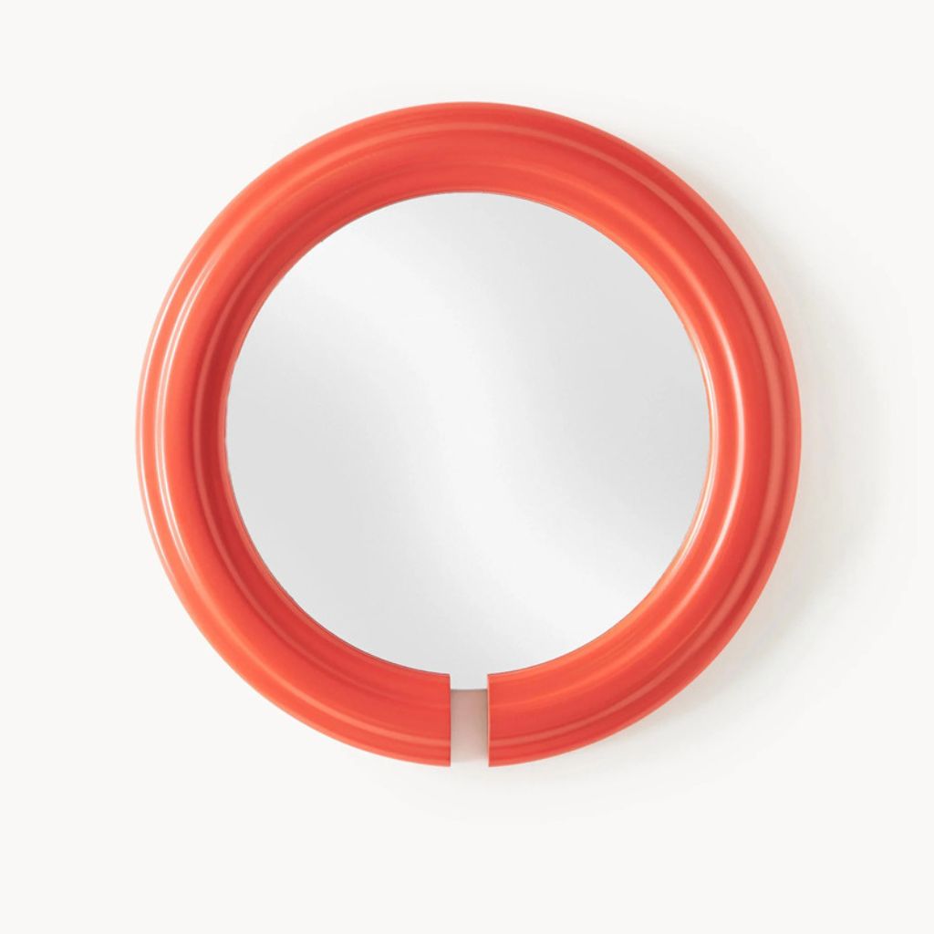 Penelope Handcrafted Round Wall Mirror