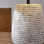 Rigatura Ridged Ceramic Table Lamp