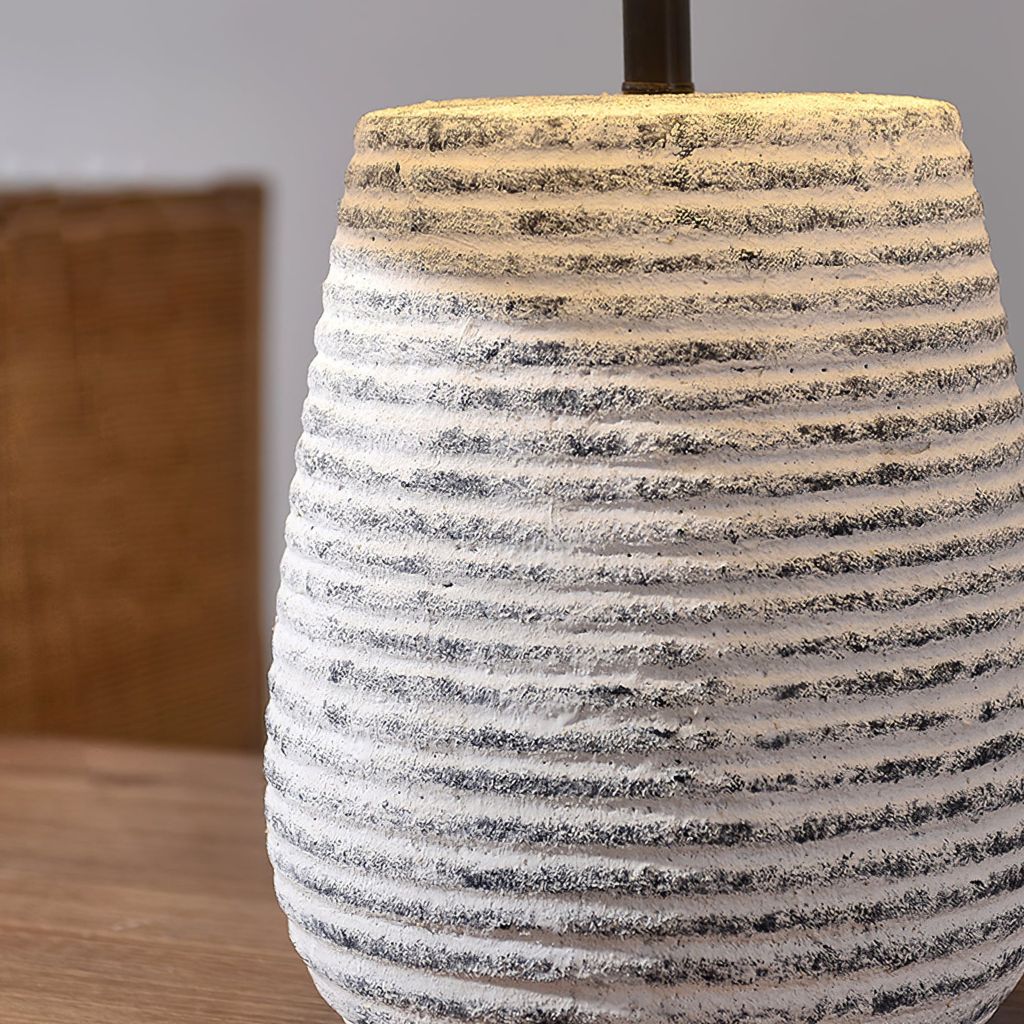 Rigatura Ridged Ceramic Table Lamp