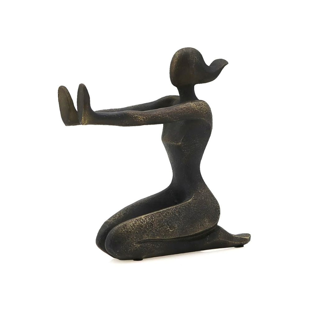 Harmonia Textured Figure Sculpture Bookend