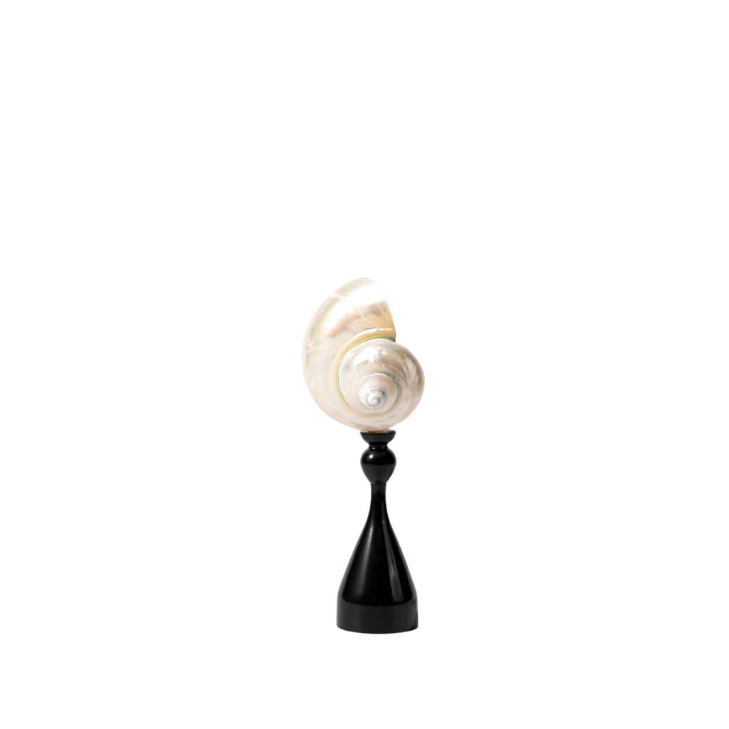 Triton Pedestal Conch Ornament