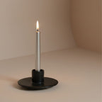 Rotella Plate Taper Ceramic Candle Holder