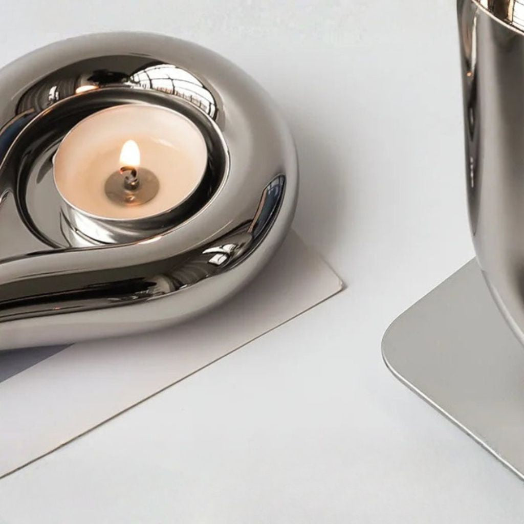 Lacrima Teardrop Ceramic Candle Holder