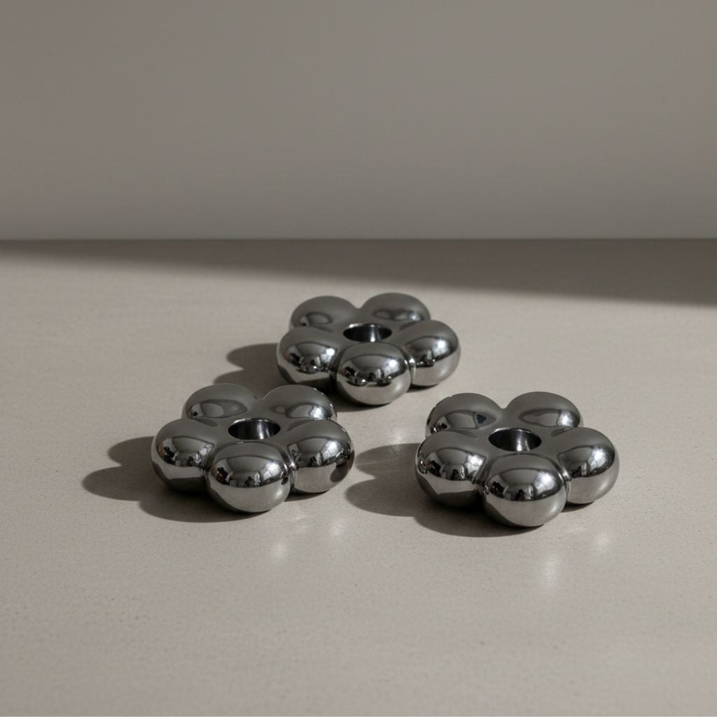 Aurea Petal Ceramic Candle Holder