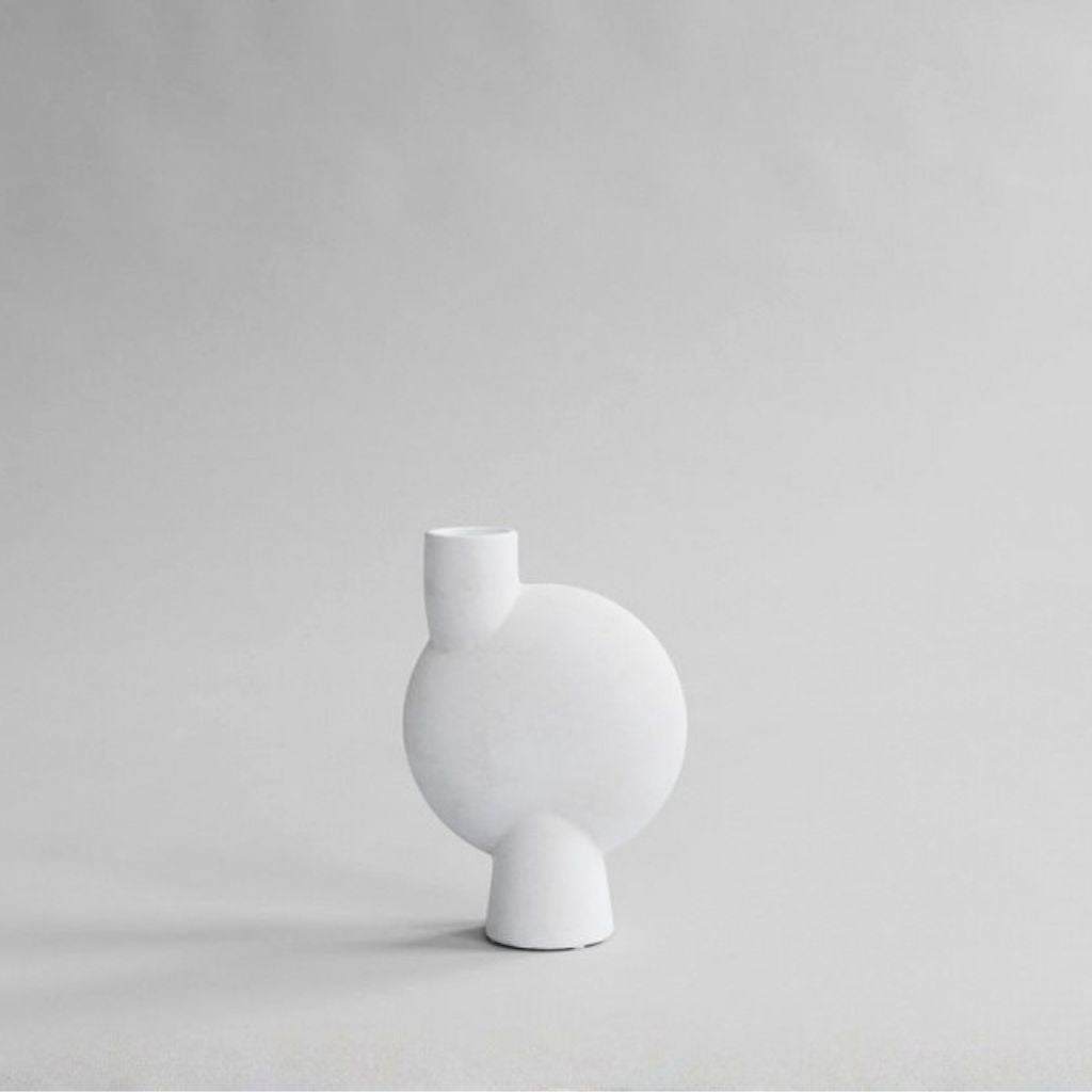 Mirage Oblate Glazed Ceramic Vase