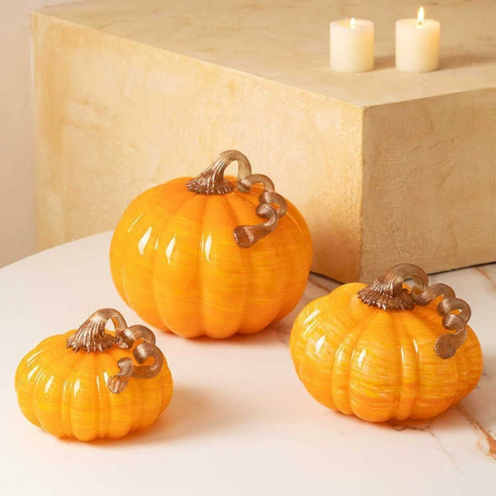 Nini Hand-Blown Glass Pumpkin