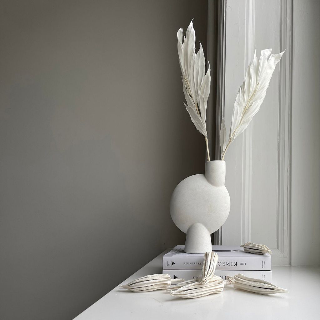 Mirage Oblate Glazed Ceramic Vase