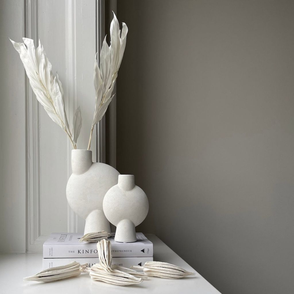 Mirage Oblate Glazed Ceramic Vase