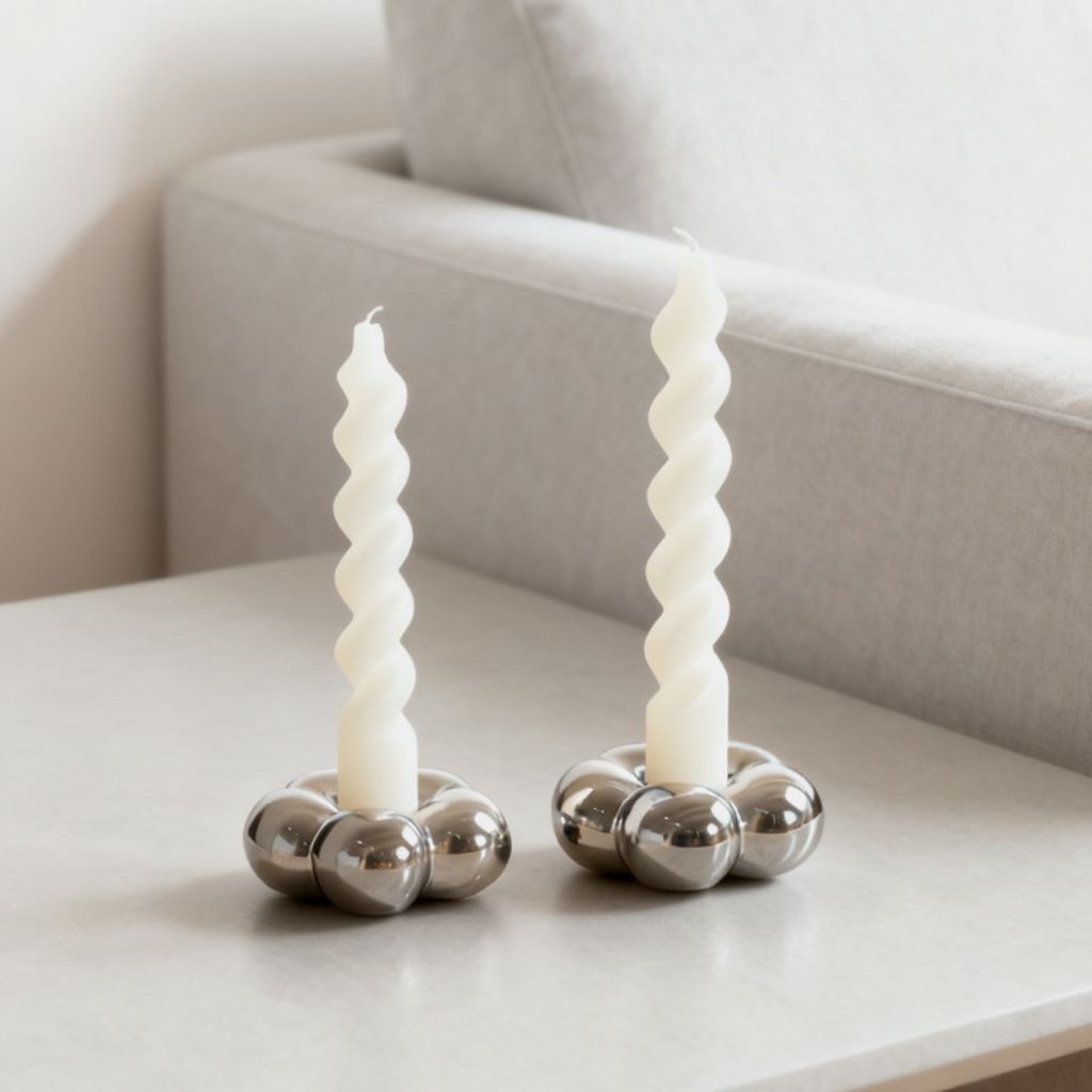 Aurea Petal Ceramic Candle Holder